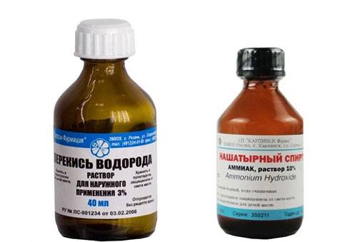 Ammonia and hydrogen peroxide