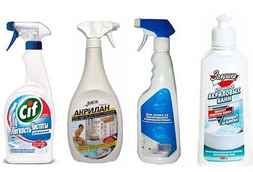 Acrylic Bath Cleaners