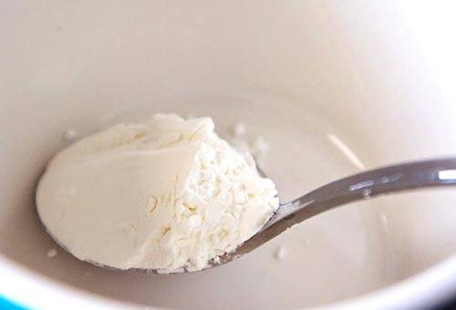 Spoon of starch