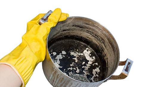 Saucepan ar oglekli