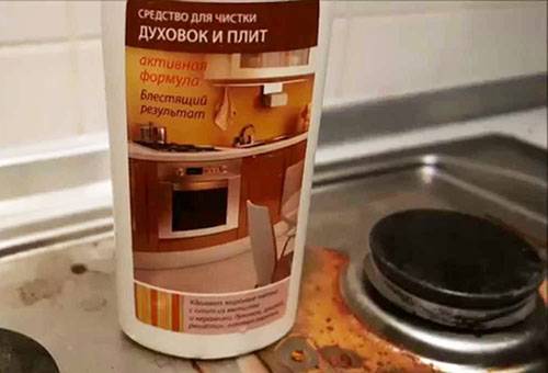 Oven and stove cleaner