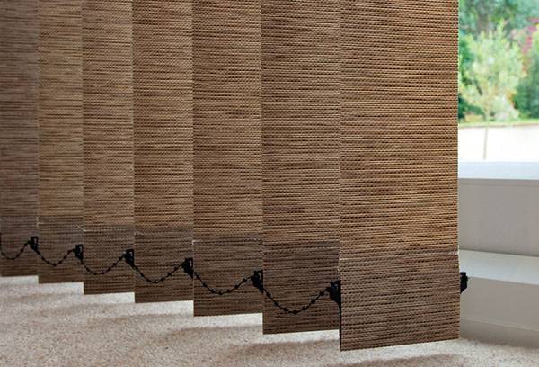 Fabric vertical blinds