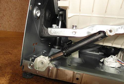 Shock absorber in the washing machine