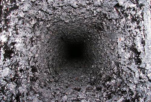 Chimney inside