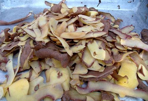 Potato peelings