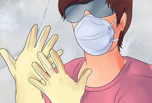 Disinfection equipment for an apartment