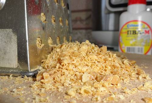 Soap shavings