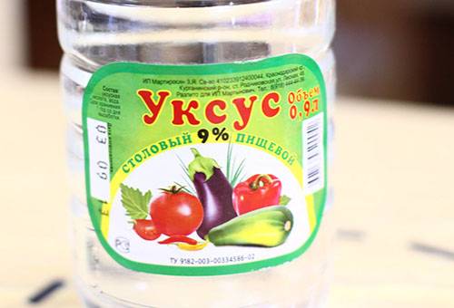 Table vinegar