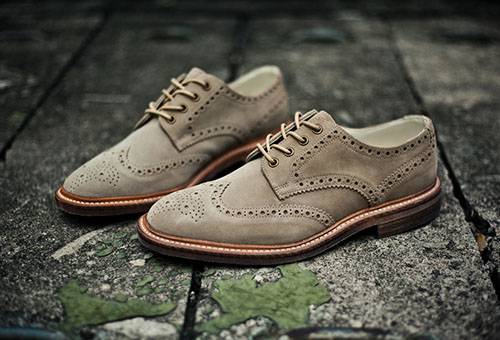 Suede men's shoes