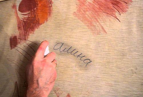 Removing inscriptions from countertops