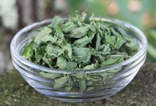 Dried mint