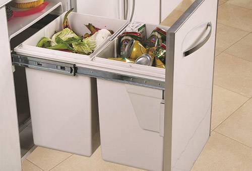 Garbage in the kitchen