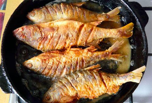 Fried perch