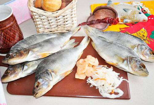 Dried perch