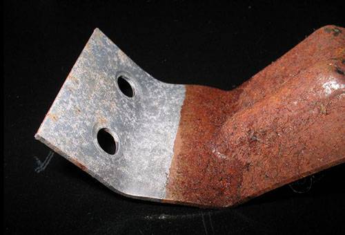 Rust-cleaned part