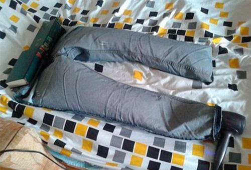 Dry the jeans with a hairdryer