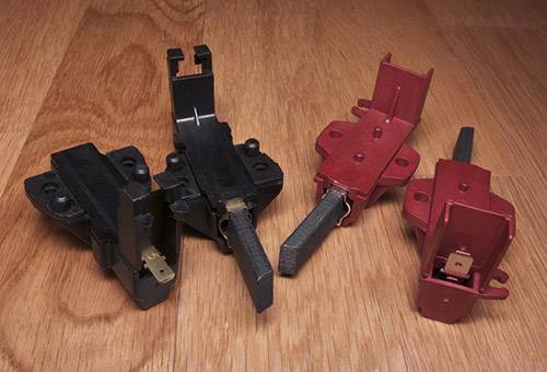 Washing machine motor brushes
