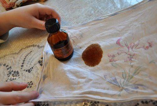 iodine stains