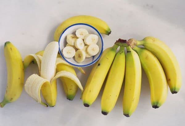 Peeled banana