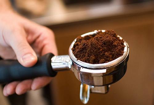 Ground coffee
