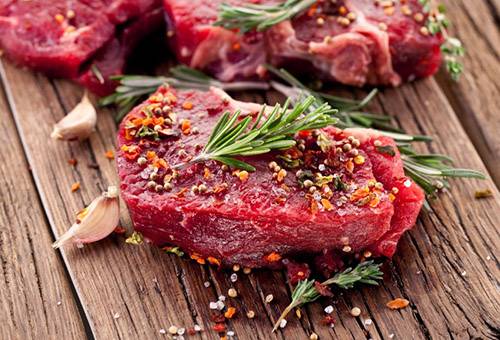 Spiced meat