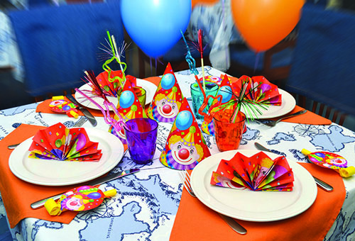 Napkins for children's party