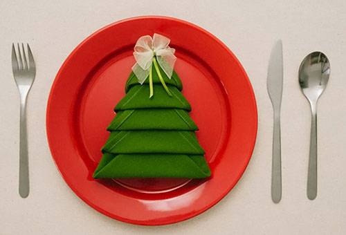 Herringbone napkins