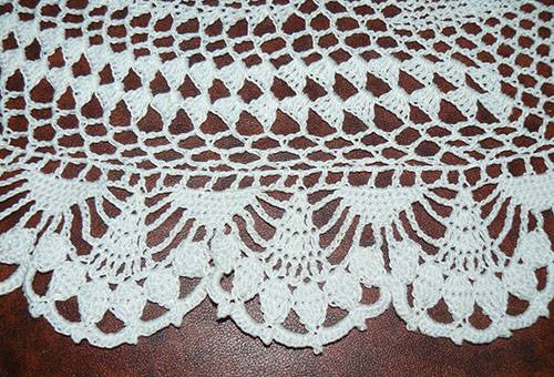 Knitted lace