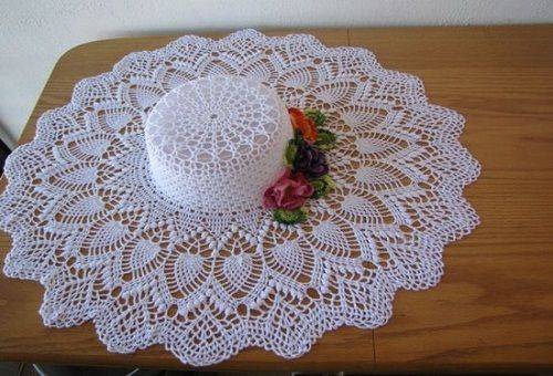 starched hat