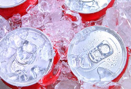 Soda cans