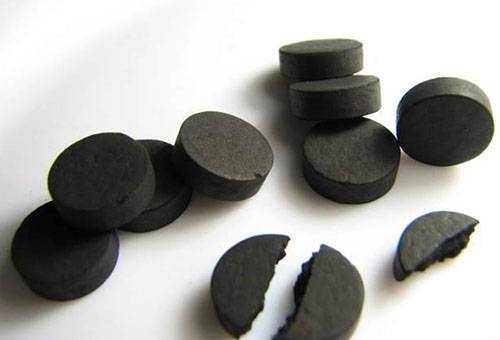 Activated carbon tablets