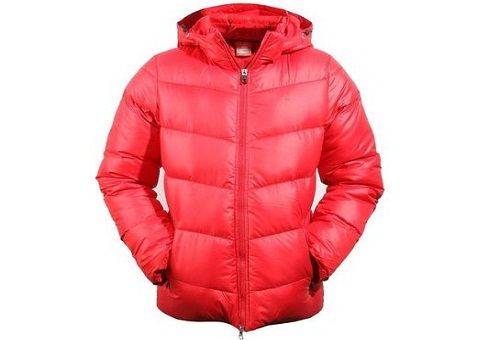 red down jacket