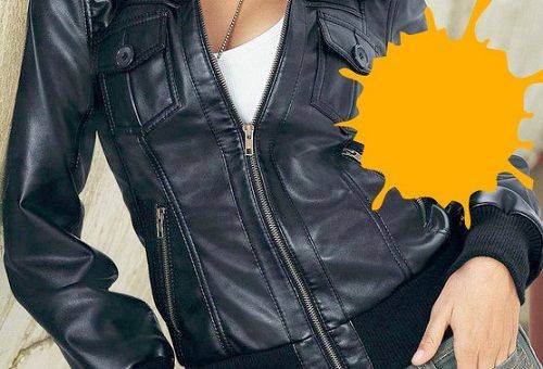 stain on a leather jacket