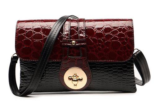 Lacquered handbag