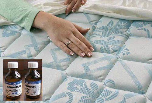 cleaning the mattress with ammonia