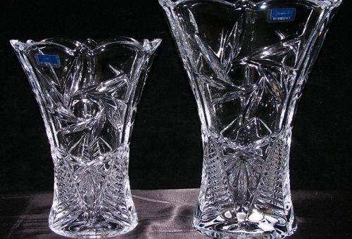 crystal vases