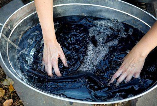 water-soaked jeans