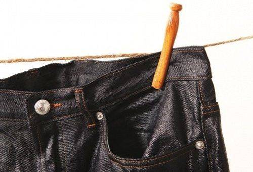 painted jeans in black