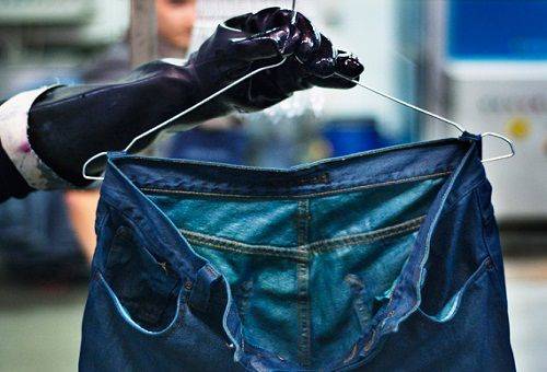 dyed jeans