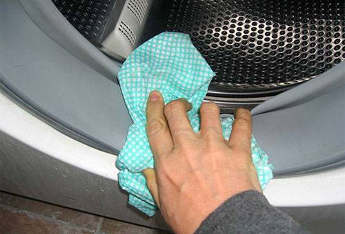 Caring for the washing machine
