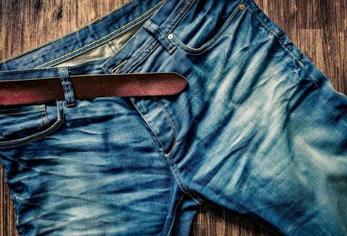 Jeans after washing