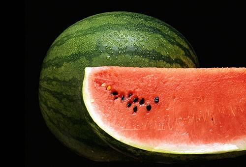 Ripe watermelon