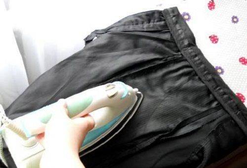 ironing trousers