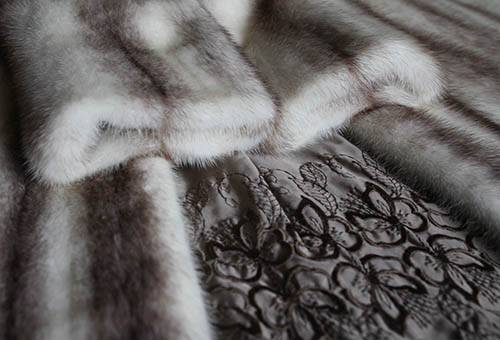 Light mink coat