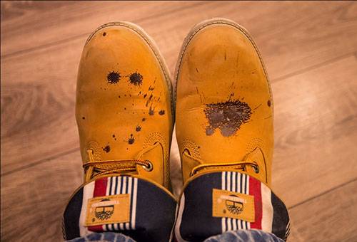 Soiled Nubuck Shoes