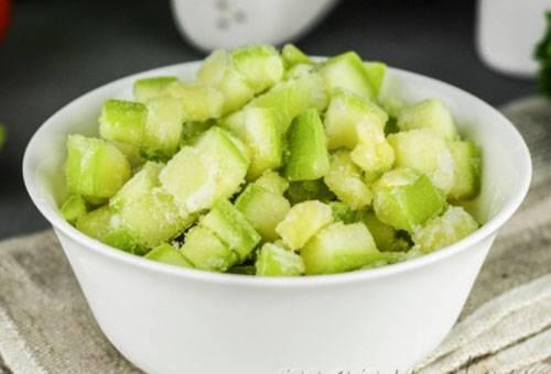 Frozen zucchini