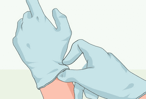 rubber gloves
