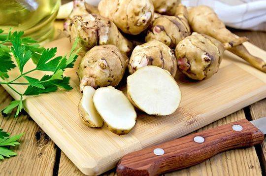 chopped Jerusalem artichoke