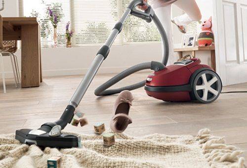 vacuuming