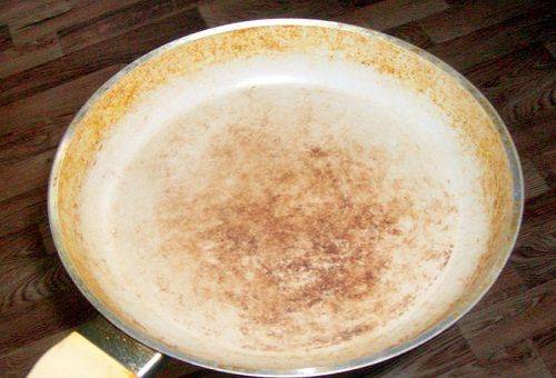 burnt pan